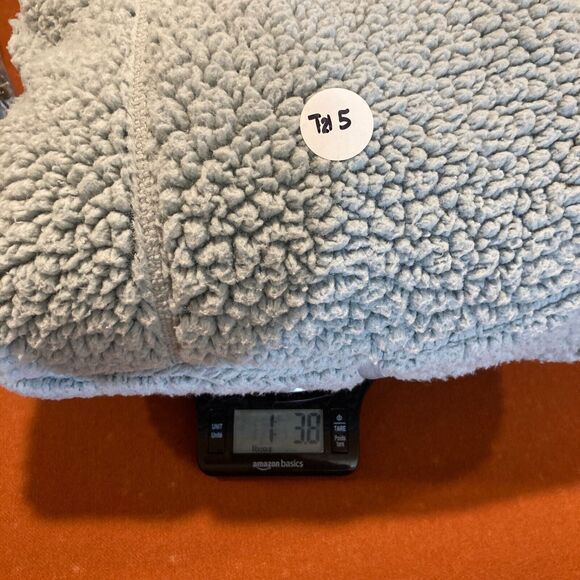 prAna Fleece Hoodie Women's XL Light Blue 1/2 Zip Pullover Heavyweight Gorpcore - Picture 7 of 7